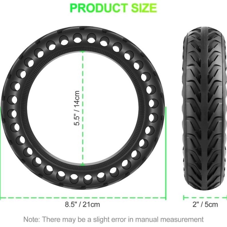 Premium Ban Solid Xiaomi Mijia M365 / Pro / 1S 8.5 Inch 8.5X2 Ban Mati Scooter Listrik Solid Tite Sk
