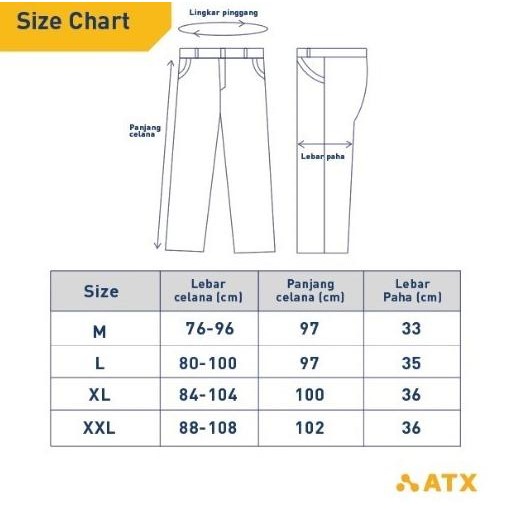 Wearpack Safety Werpak Kerja Hanya Celana Atx Warna Merah Termurah