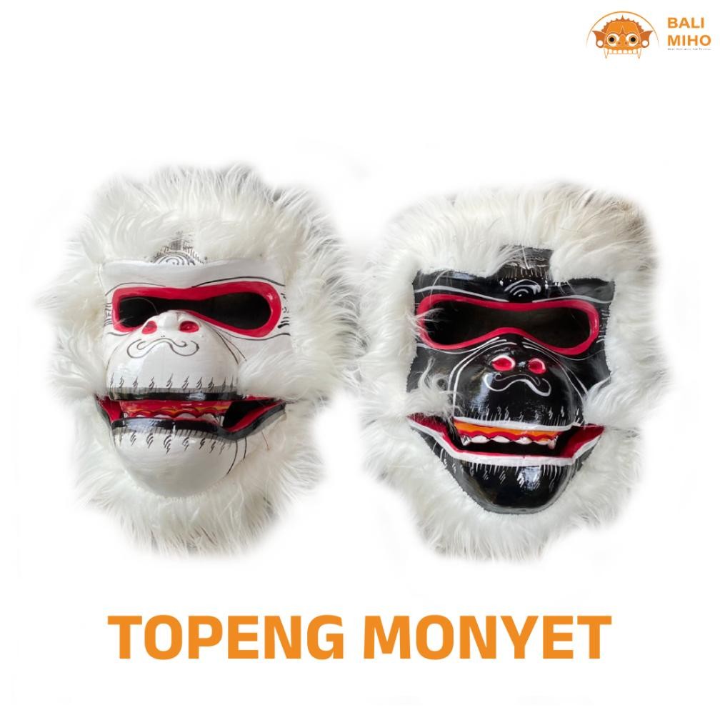 Living Topeng Monyet Bali - Topeng Monyet Full - Tapel Bojog - Topeng Hanoman - Topeng Monyet - Monk
