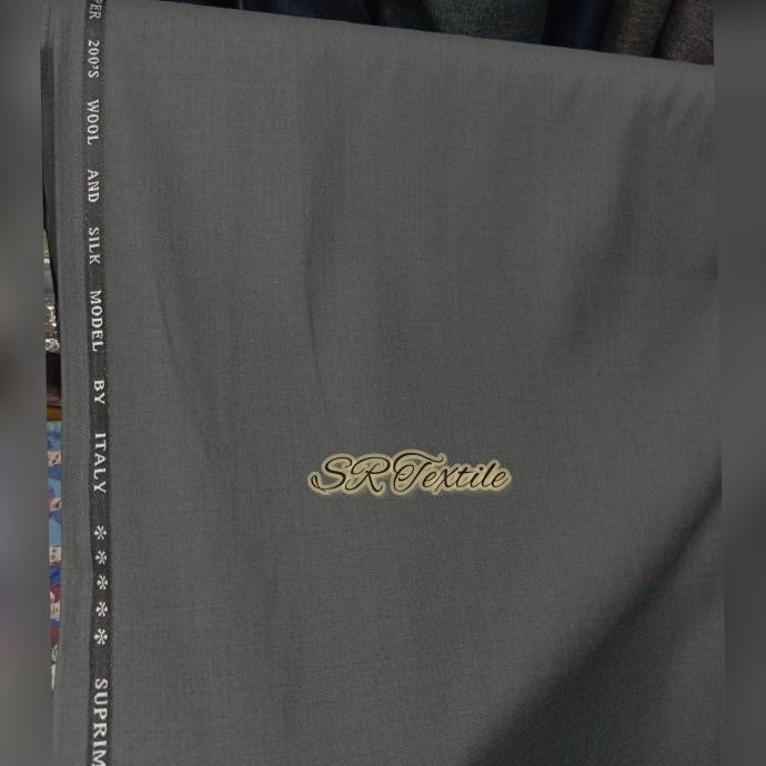 new  Kain Jas Celana Wool Import / Kain Celana Jas Kantoran Pria ( Per 50 Cm) murah