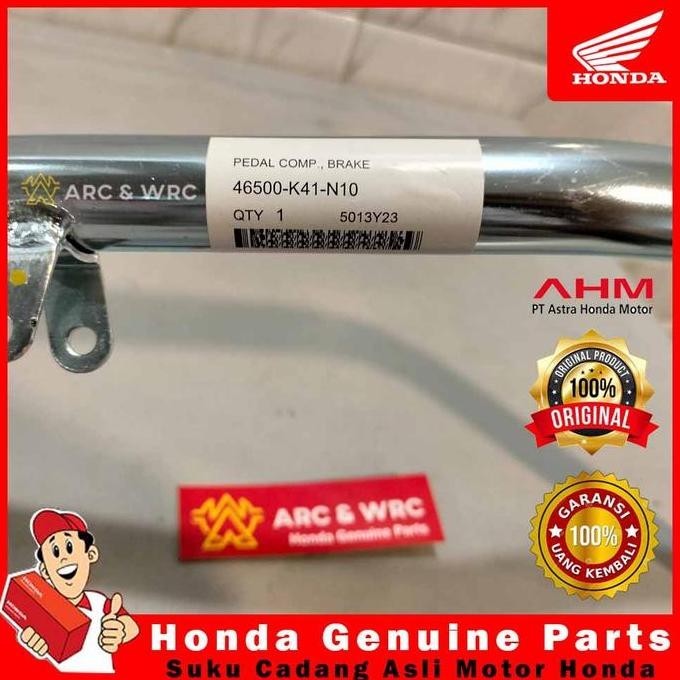 New Pedal Injakan Rem Belakang Honda Supra X 125 Fi // 46500K41N10