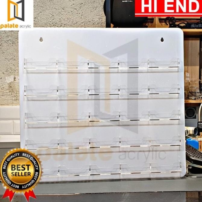 

Rak kartu KTP isi 25 bahan acrylic bening plastik / akrilik murah