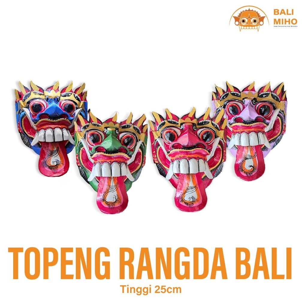 Living Topeng Rangda Lidah - Topeng Rangda - Rangda Bali - Topeng Bali - Topeng Kayu - Topeng Leak B