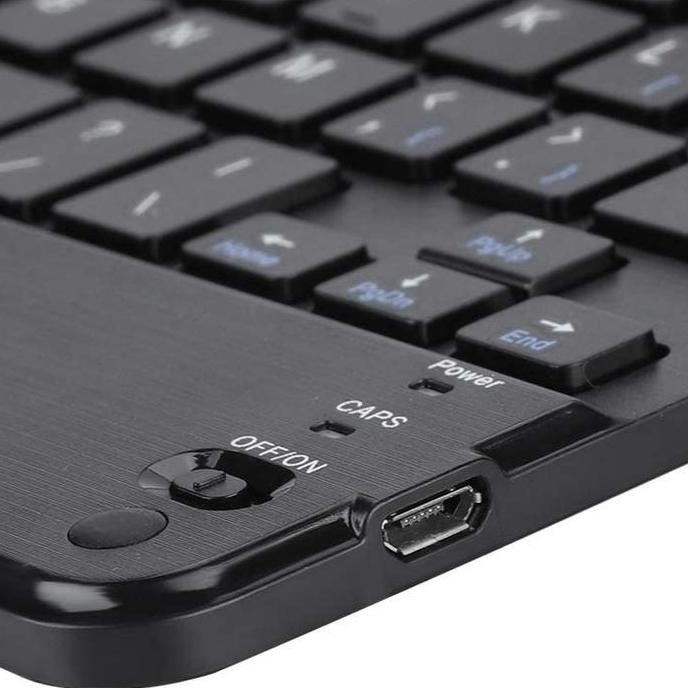 Keyboard Wireless Bluetooth 8 Inch Lengkap Dengan Mouse Touchpad Size - 8Inch New Stok