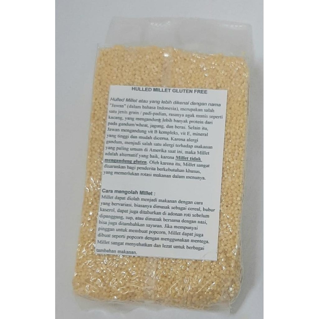 

Sale Organic Shop - Hullet Millet (Gluten Free) - 500 Gr