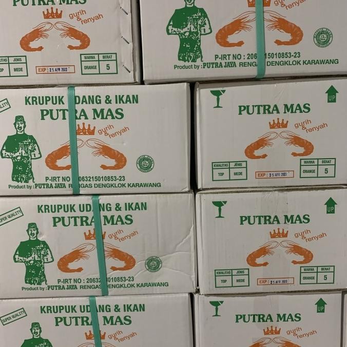 

Sale Krupuk / Kerupuk Udang Putra Mas 5 Kg Jenis Mede 1 Dus Karton