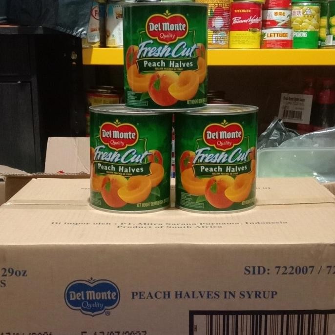

Promo Delmonte Peach Halves 825Gr 1 Dus
