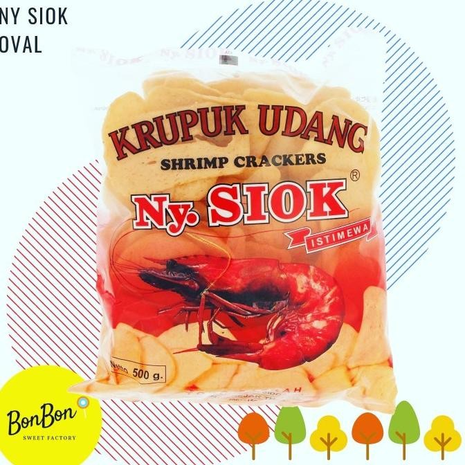 

Sale Kerupuk Ny Siok Oval Bulat / Krupuk Udang Nysiok Asli Ready Gojek