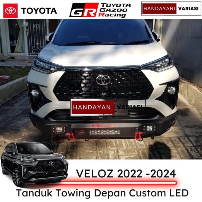 Tanduk Towing Depan Custom Toyota Veloz 2022 2024 Towing Custom Led