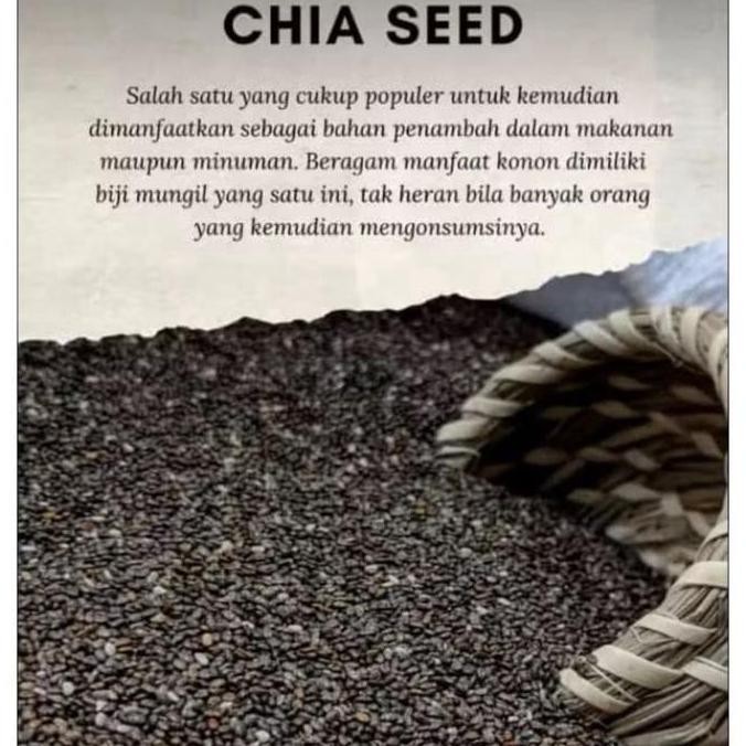 

Murah Chia Seed 1Kg Organik Biji Bijian Chiaseed Black Import Cia Hitam Kaya Serat Kesehatan Super Food Ciaseed 1 Kg Ciyaseed Chiased Ciased Ciyased Bahan