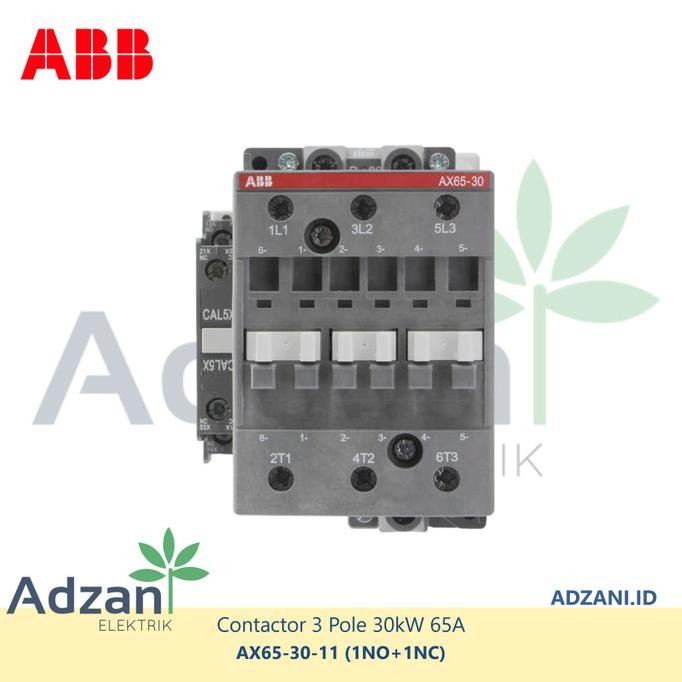 ABB Contactor 30kW AX65-30-11-80 65A 220VAC Kontaktor 1SBL371074R8011
