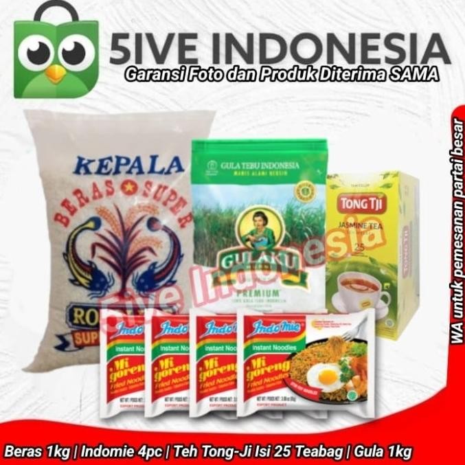 

Paket sembako Beras Hemat 1 - Parcel / Hampers Sembako