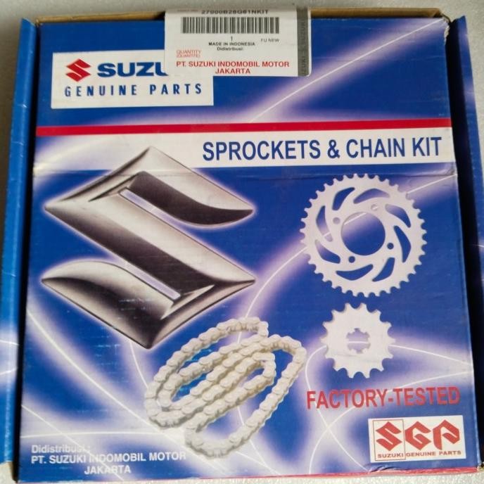 Gear Set Suzuki Satria Fu 150 New  2013-2015 Original Sgp - Asli