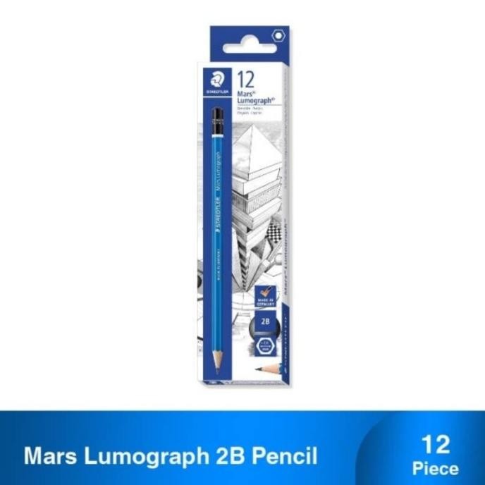 

Terbaru Pensil 2B / Pensil Ujian STAEDLER Mars Lumograph (12 Pcs) Original