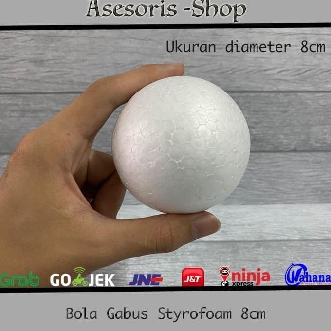 

Bola Gabus 8Cm / Bola Gabus Styrofoam Diameter 8Cm Isi 40 Pcs Best Seller