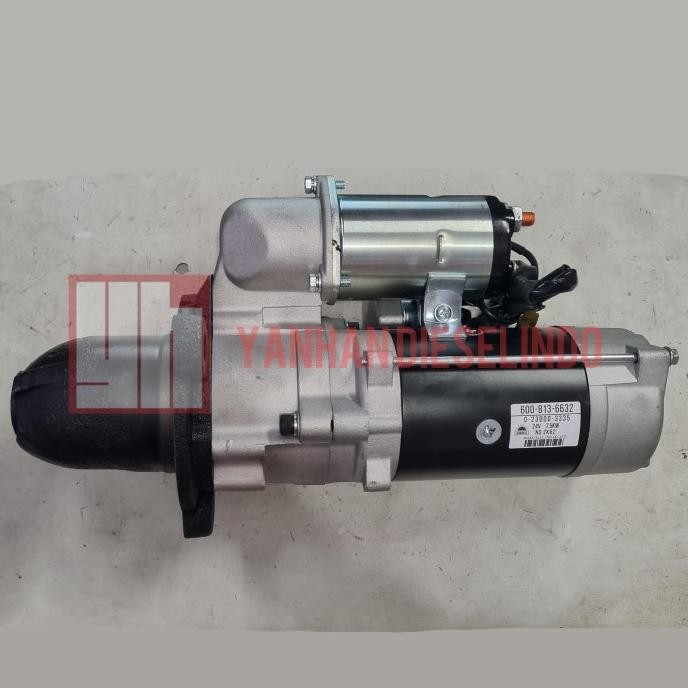 Dinamo Starter Komatsu Wa470-5 Pc450 600-813-6632 Nikko 0-23000-3335 12T 24V - Asli