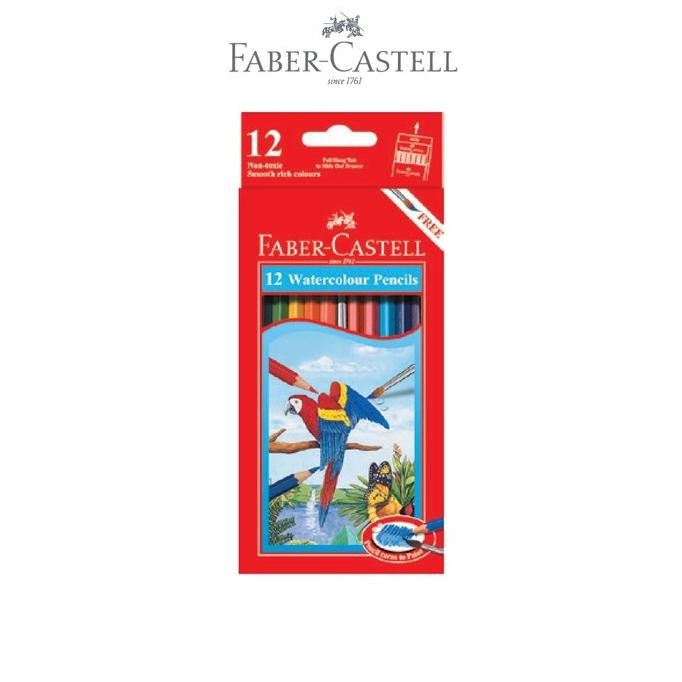 

Terbaru Faber Castell Watercolour Pencils 12 Warna / Pensil Warna Cat Air