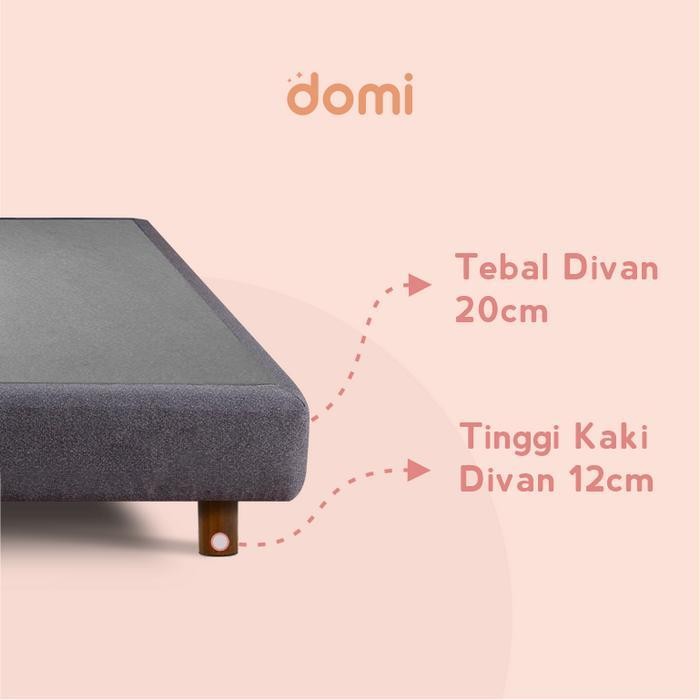 Domi Dipan Alba / Tempat Tidur / Divan Kasur Springbed / Modern Minimalis Original Dan Terpercaya