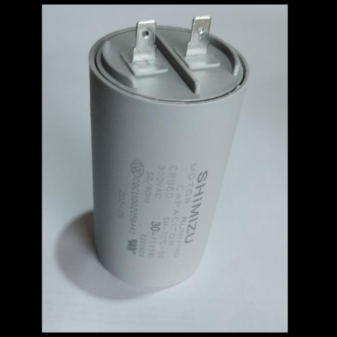 KAPASITOR POMPA AIR SHIMIZU PC250BIT / PC 250 BIT , 30 UF