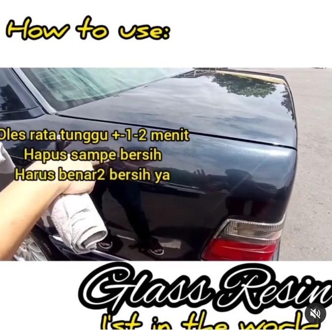 GLASS RESIN COATING HYBRID 50 ML NANO COATING BY COATING FACTORY