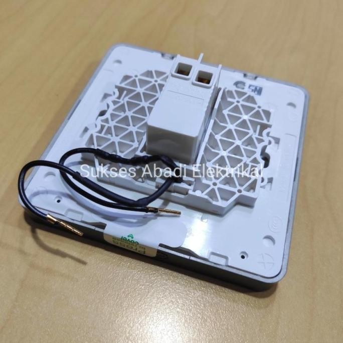 Spesial Saklar Schneider Avatar On Engkel / Tunggal Dark Grey / Abu