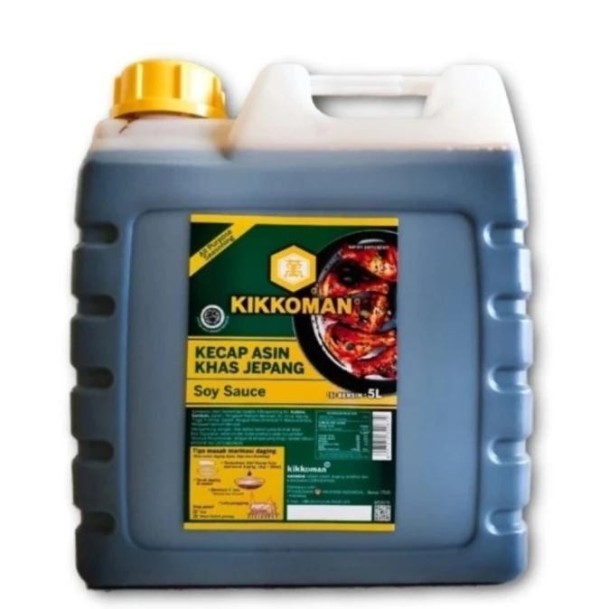 

KIKKOMAN Kecap Asin Khas Jepang 5Liter - Soy Sauce - Shoyu Jepang KS