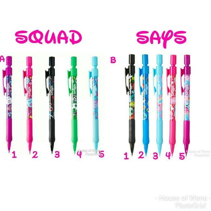 

Terbaru SMIGGLE SQUAD MECHANICAL PENCIL - PENSIL MEKANIK SMIGGLE