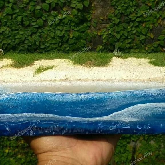 Diorama Diecast Hotwheels Pantai Pasir