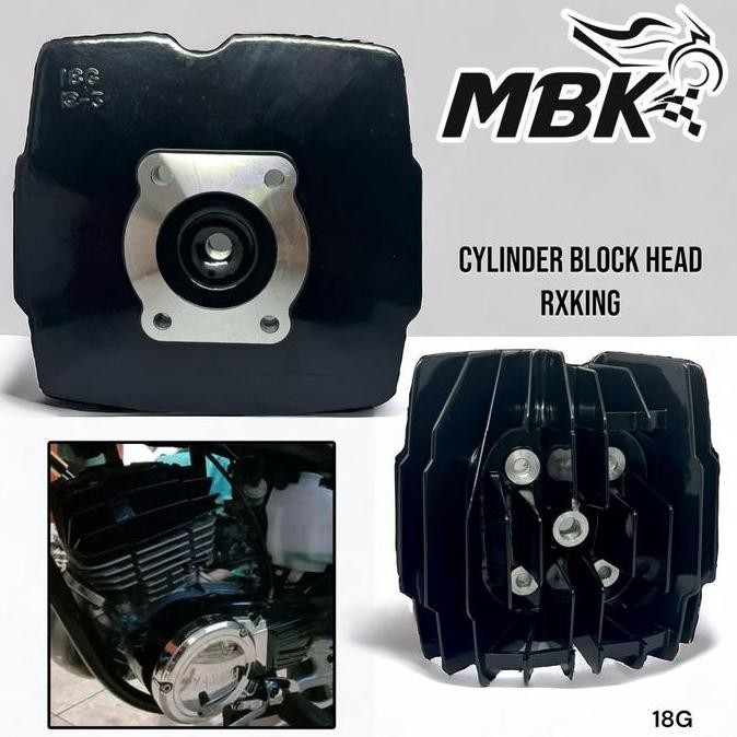 BLOK HEAD RX KING BLOCK CYLINDER HEAD NANAS BELIMBING YZ PNP RXK RX K RX KING ORIGINAL DAN TERPERCAY