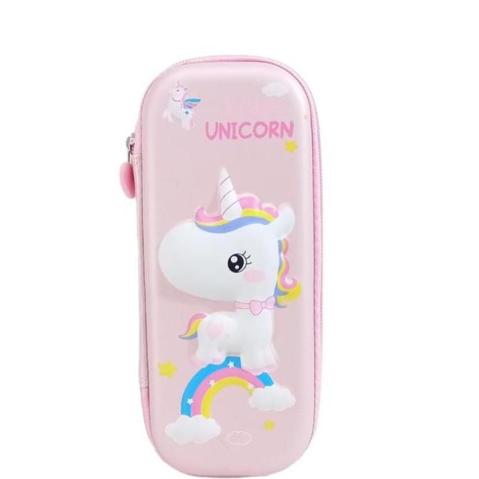 

Terbaru Kotak pensil 3D Timbul Unicorn Tempat Pensil Anak perempuan Kado Ulang Tahun Anak Stationery