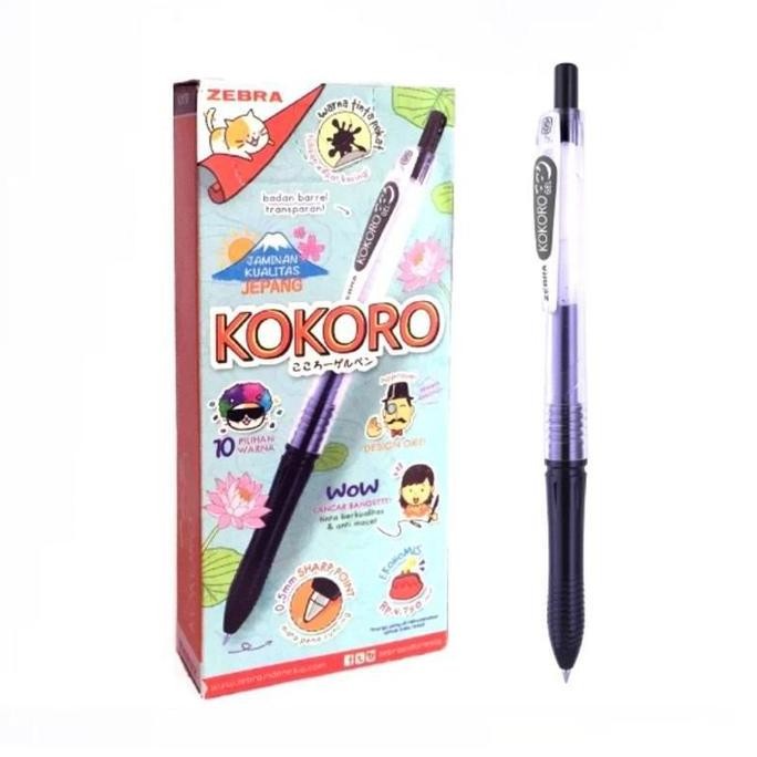 

Tersedia (Pack) Pulpen Ballpoint Pen Gel 0,5 - Zebra Kokoro