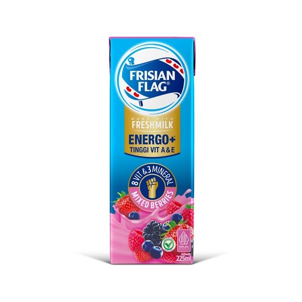

FRISIAN FLAG UHT ENERGO+ MIXED BERRIES 225 ML
