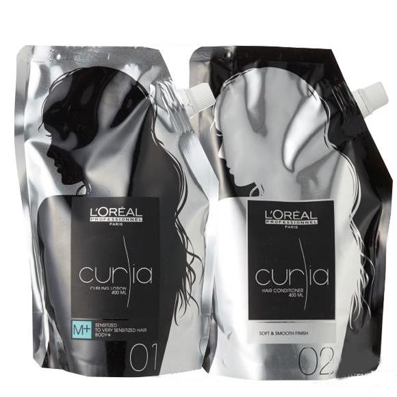 Sale Loreal Curlia Obat Kriting Rambut L'Oreal Obat Keriting 1 Set - 400Ml
