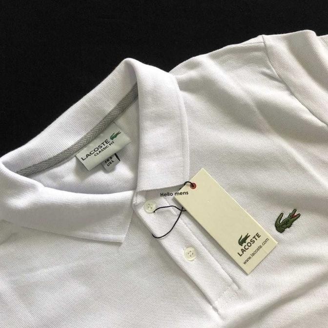 Baru UNIQO STORE / Kaos Polo Shirt Pria Kerah V-neck / Baju Kaos Kerah Pria - merah, M