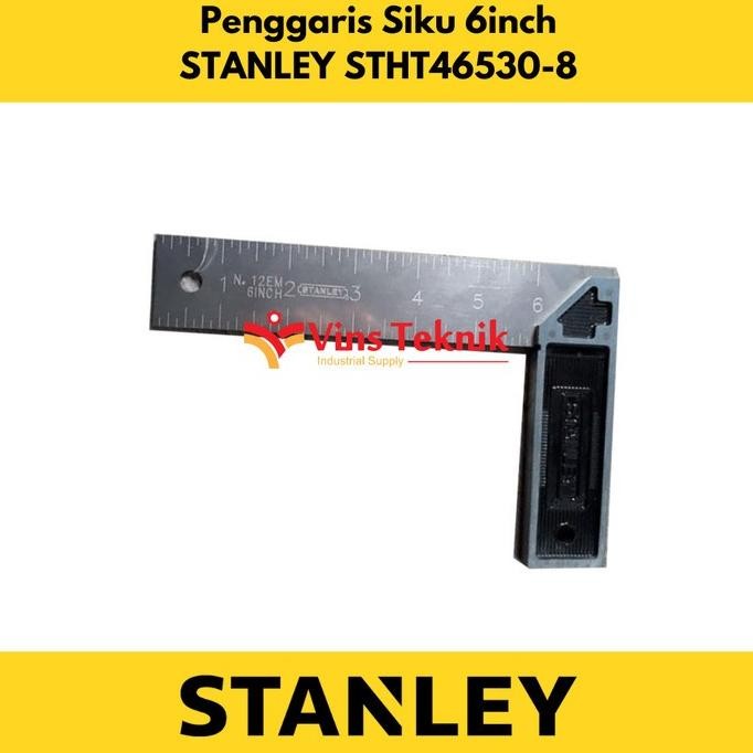 

siap kirim penggaris siku 6-12inch try square professiona siku stanley