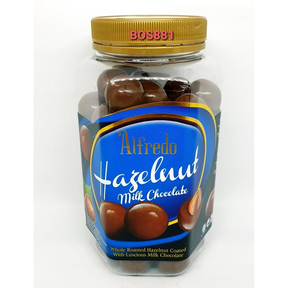 

ALFREDO ALMOND HAZELNUT MILK CHOCOLATE 400 GRAM