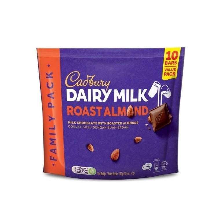 

CADBURY DAIRY MILK ROAST ALMOND 10'S