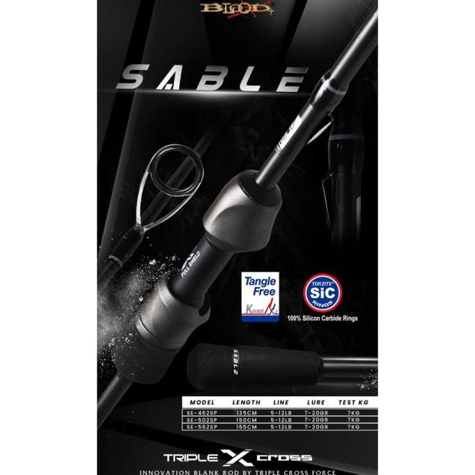 Joran Pancing Blood Sable 135/150/165 Cm Co
