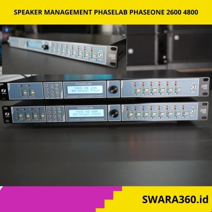 Terlaris Speaker Management Phaselab Phaseone 2600 4800 Dlms Fir