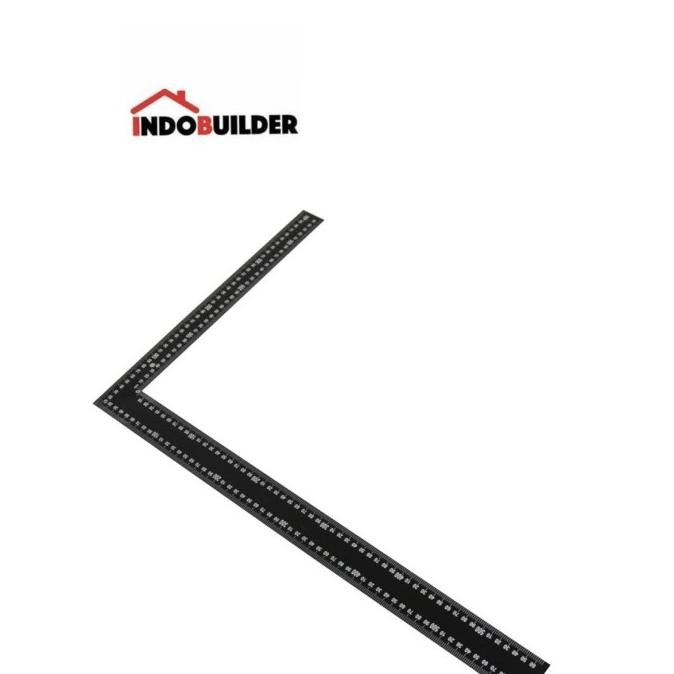 

siap kirim penggaris siku tukang prosnip 60 x 40 cm hitam / carpenter square