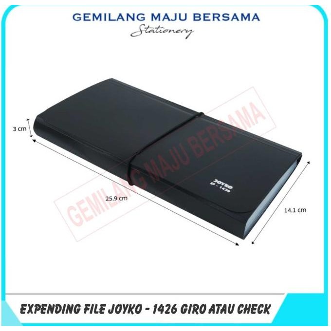 

Diskon! Expanding File / Map Harmonika Joyko EF-1426 Ukuran Cek Giro