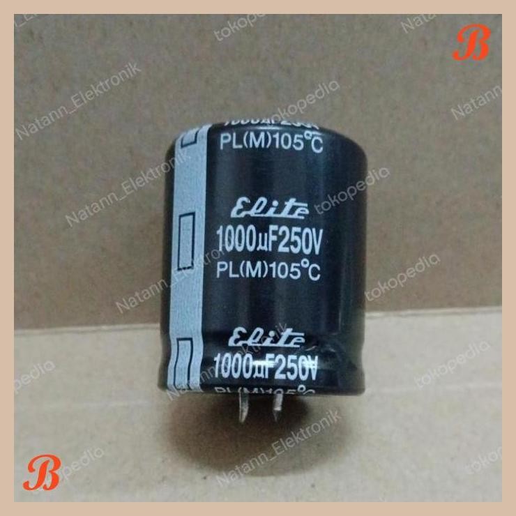 [MRD] 6217 KAPASITOR ELCO 1000UF 1000 UF 250V 250VOLT 250 VOLT ELITE KOREA