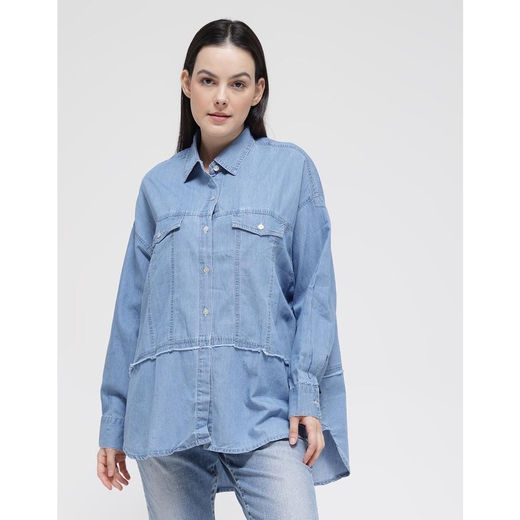 Lois Girl Cotton Denim Kemeja Wanita 119732390