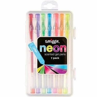 

Tersedia Smiggle Neon Scented Pen Pack X7 - Pulpen Smiggle