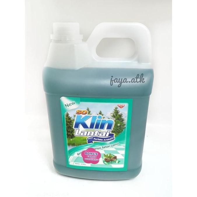 Diskon KARBOL PEMBERSIH LANTAI SO KLIN SOKLIN LANTAI 4 LITER JERIGEN