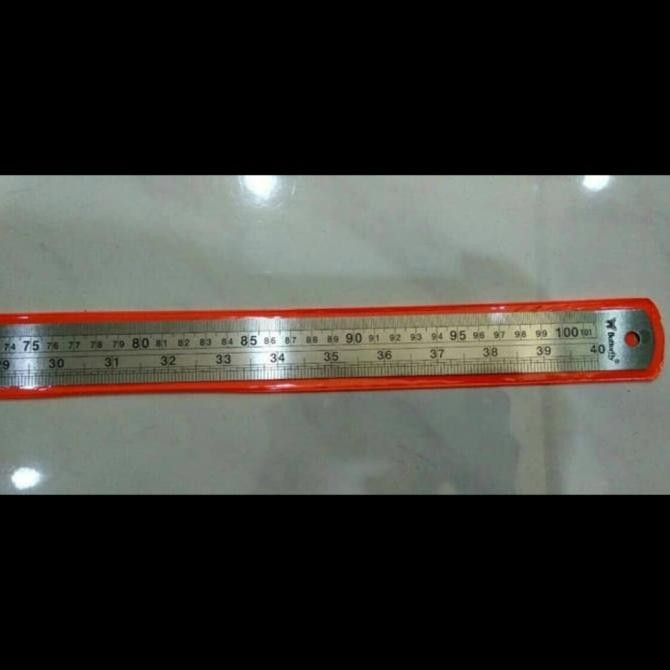 siap kirim penggaris besi 1meter