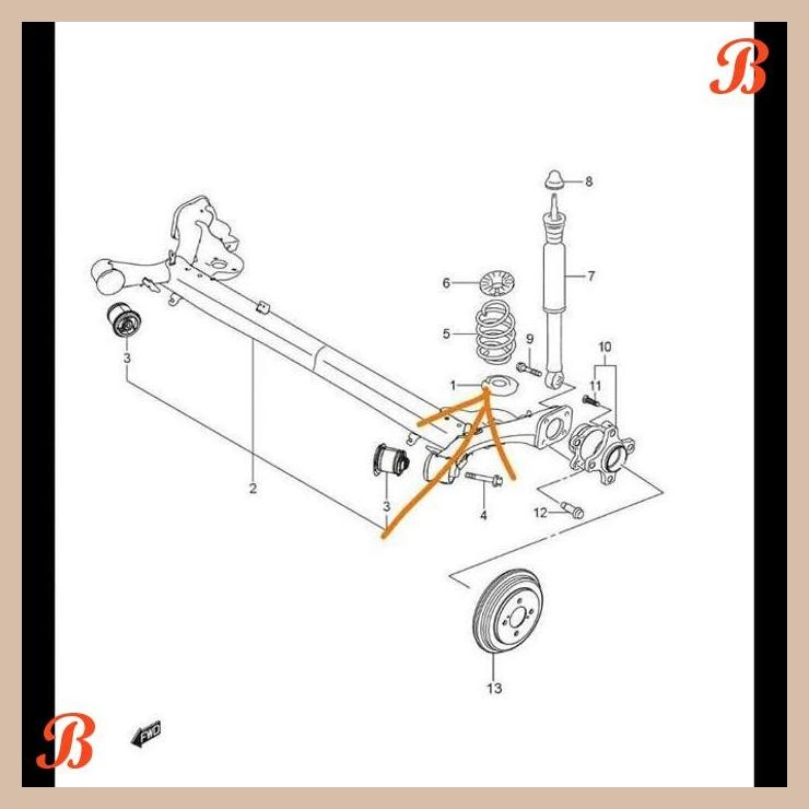 [AVP] KARET BAWAH PER KEONG BELAKANG IGNIS