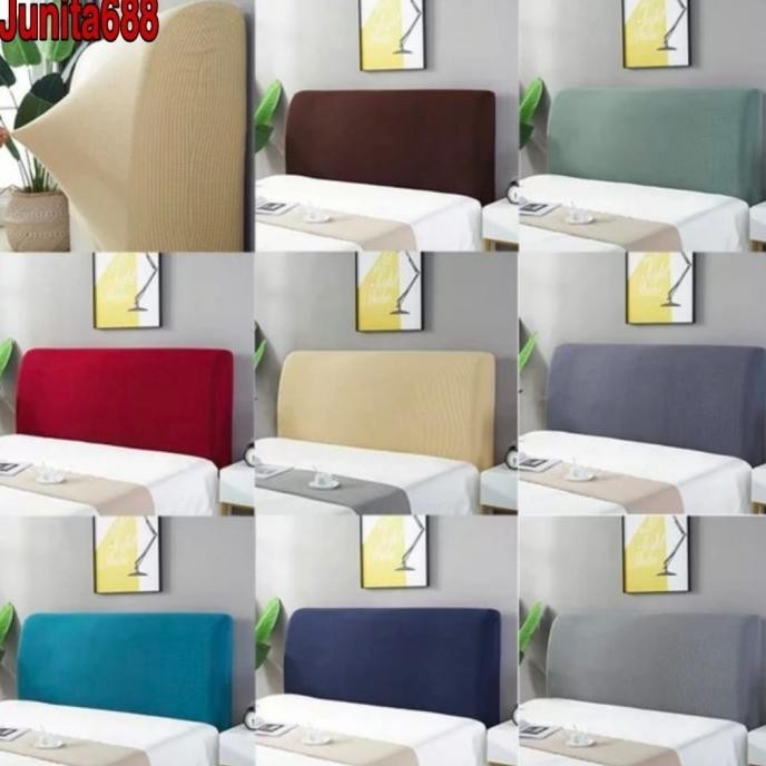 Cover bed HEADBOARD size 180cm/PENUTUP sandaran tempat tidur elastis