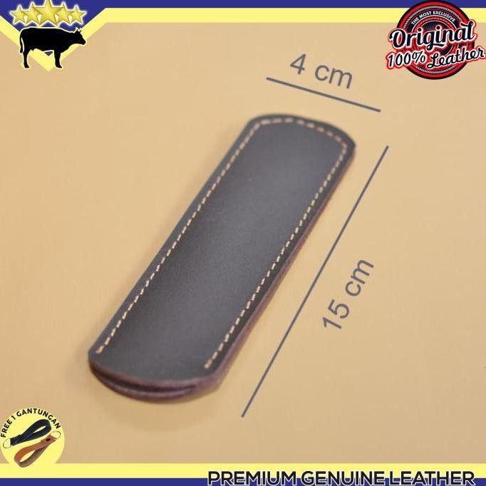 

Tersedia Tempat Pulpen Dan Pensil Dari Kulit Asli Warna Dark Brown Leather Good