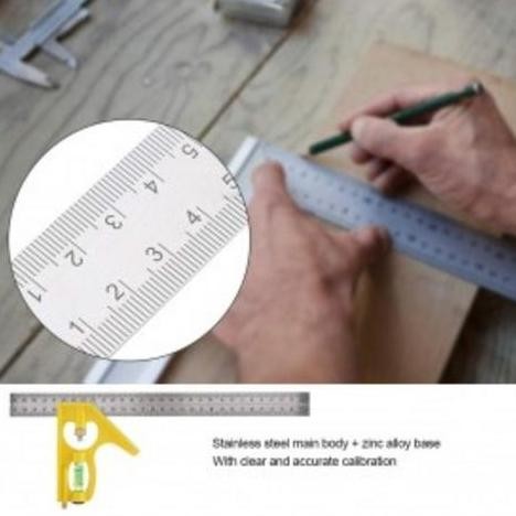 

siap kirim yuda mistar penggaris siku tukang multifungsi yellow